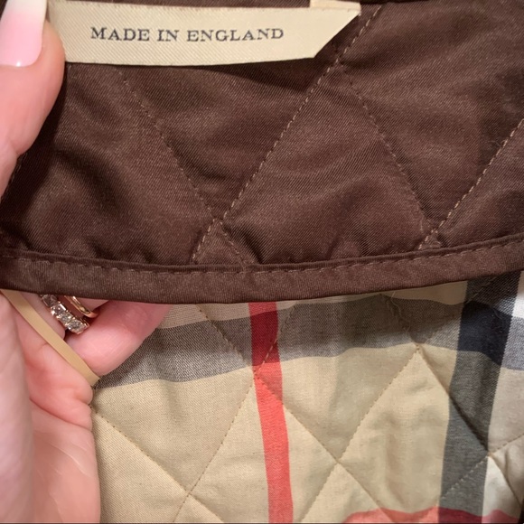 BURBERRY LONDON Women’s Brown Quilted Jacket Size: Large - Picture 6 of 14